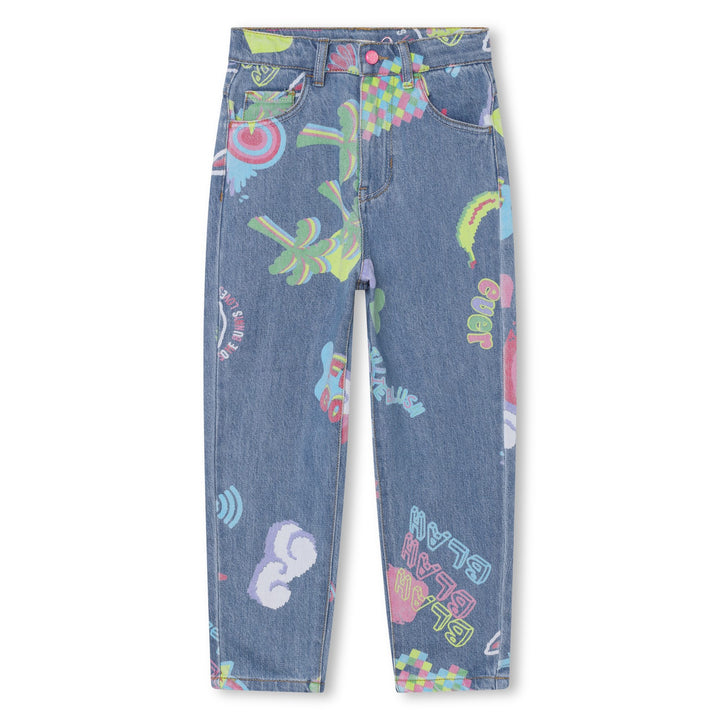 BILLIEBLUSH Pantalón vaquero estampado