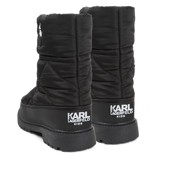 KARL LARGERFELD KIDS botas nieve negras